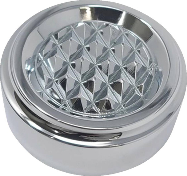 Covingtons - C3086-C - Dipstick Cover - Diamondback - Chrome - Touring/Trike Covingtons - C3086-C - Dipstick Cover - Diamondback - Chrome - Touring/Trike