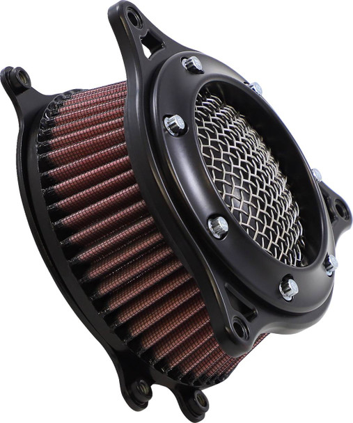 Cobra - 606-0104-05B - RPT Air Intake Kit - Black/Black - Softail