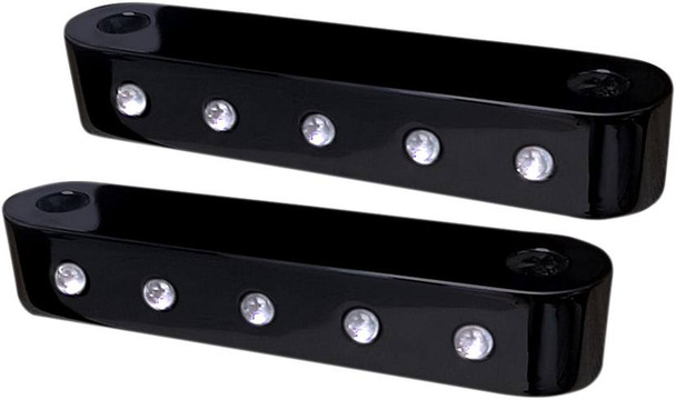 Covingtons - C1103-B - Front Fender Spacers - Dimpled - Black