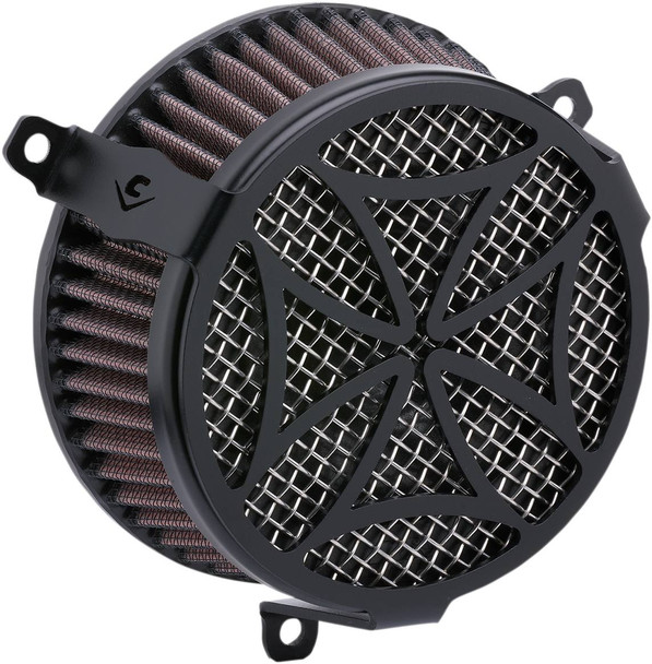 Cobra - Black Air Cleaner Kit fits '18-'24 Harley M8 FXBB/​FXLR/​FLSL/​FLDE/​FLSB Models (Except 114/​117 Motors)