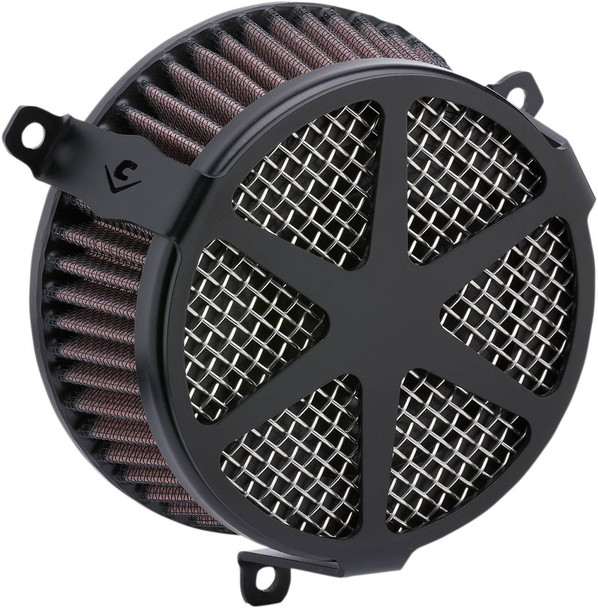 Cobra - Black Air Cleaner Kit fits '18-'24 Harley M8 FXBB/​FXLR/​FLSL/​FLDE/​FLSB Models (Except 114/​117 Motors)