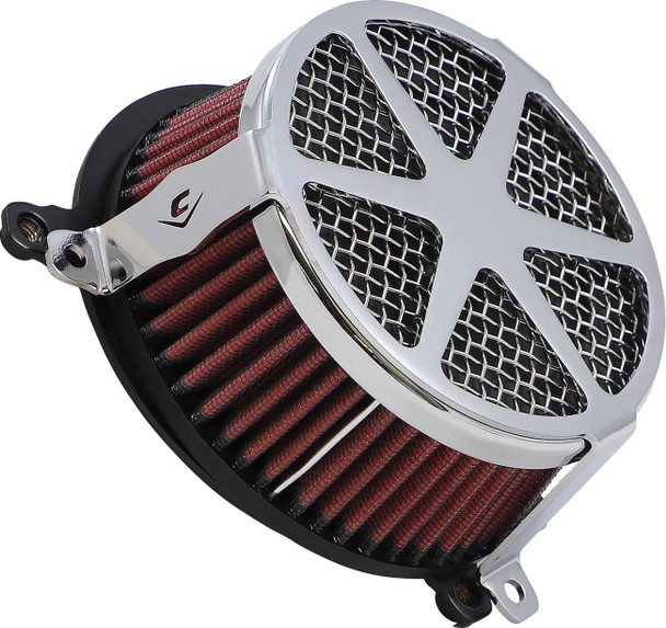 Cobra - 606-0104-04-SB - Air Cleaner Kit - Chrome