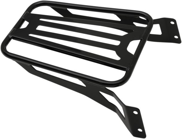 Cobra - 602-3501B - Sissy Bar Luggage Rack - Black - Tubular
