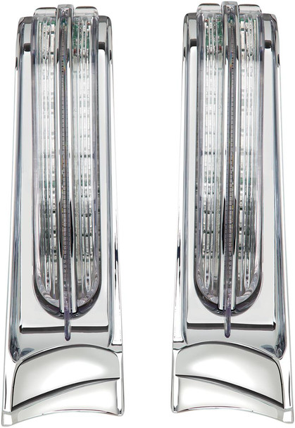 Ciro - 40002 - Filler Panel Light - Clear Lens - Red/Amber LEDs - Chrome