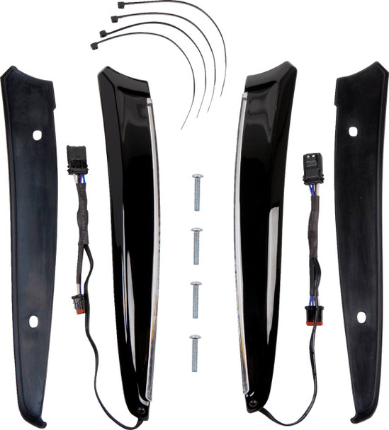 Ciro - 11051 - LED Windshield Trim - Black - FLTR