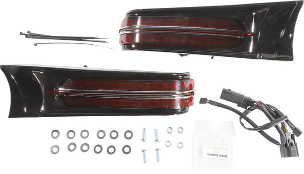 Ciro - 40049 - Filler Panel Light - Red Lens - Red LEDs - Chrome