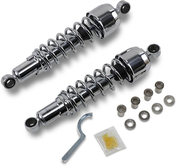 Drag Specialties Shocks - Replacement Shock Absorbers - Chrome - 13"