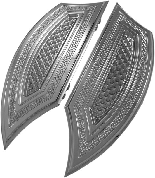 Eddie Trotta Designs - TC-553 - Reverse Cut Floorboards - Driver - Chrome