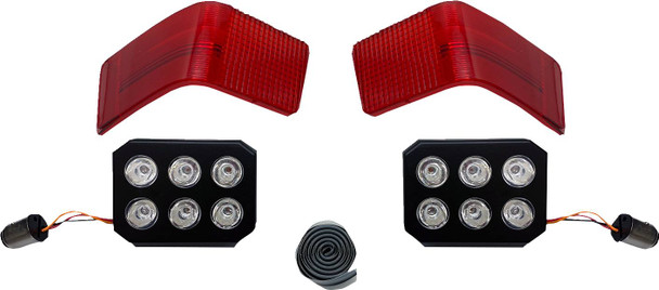 Custom Dynamics - CD-TP-13-R - LED Light - Tour-Pak - Red