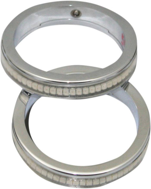 Custom Dynamics - WA39-CC - Wrap-Arounds™ LED Lights - 39 mm - Chrome - Clear/Amber