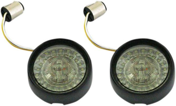 Custom Dynamics - PB-BB-AW-1157BS - Bullet Turn Signal - 1157 - Gloss Black - Smoke Lens