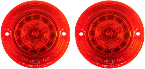 Custom Dynamics - PB-R-1156-T - Flat Signal Insert - 1156 - Red