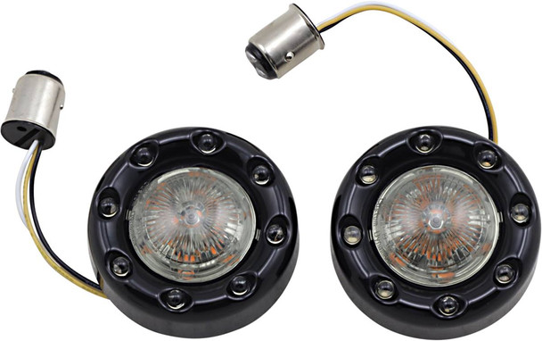 Custom Dynamics - PB-BR-AW-57-BS - Bullet Turn Signal 1157 - Black - Smoke Lens