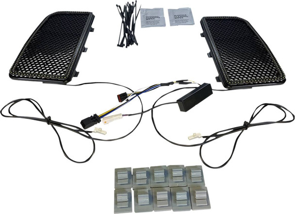 Custom Dynamics - CD-LF-AW-B - Lower Fairing Light Inserts