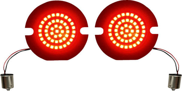 Custom Dynamics - GEN-4-R-1156-T - Turn Signal Insert - LED - Red - Flat