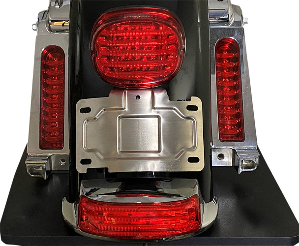 Custom Dynamics - CD-TLLP-KIT-C - License Plate Mount/Relocation - Chrome