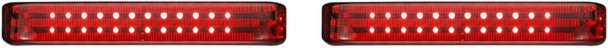 Custom Dynamics - PB-SB-SS6-BR - Saddlebag Lights - SS6 - Black/Red