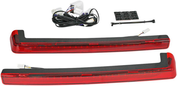 Custom Dynamics - PB-TP-ARM-TPCR - LED Run/Brake/Turn Tour-Pak® Arms - Red Lens - '06-'13