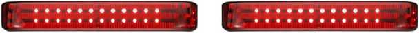 Custom Dynamics - PB-SBSEQ-BCM-CR - Saddlebag LED Lights - Sequential - Chrome/Red