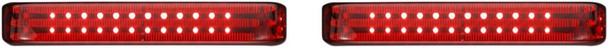Custom Dynamics - PB-SBSEQ-SS6-CR - Saddlebag LED Lights - Sequential - Chrome/Red