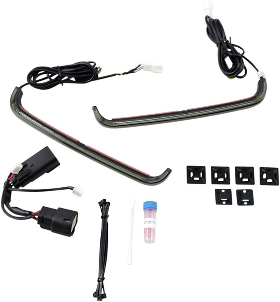 Custom Dynamics - CD-LP-SS8-S - Saddlebag Lights - '09-'13 Smoked Lens