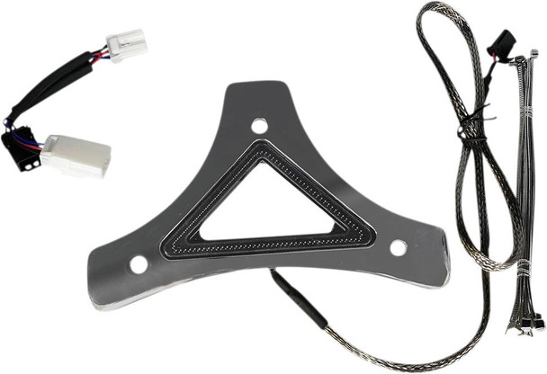 Custom Dynamics - CD-BR-BCMXL-C - LED Backrest Light - Run/Brake - Chrome