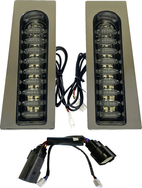 Custom Dynamics - PB-ECE-FILL-SC - ProBEAM® Fillerz® Dual Color Lights - Smoke - Chrome