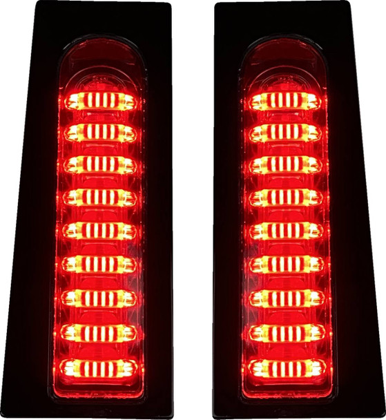 Custom Dynamics - PB-ECE-FILL-SB - ProBEAM® Fillerz® Dual Color Lights - Smoke - Gloss Black