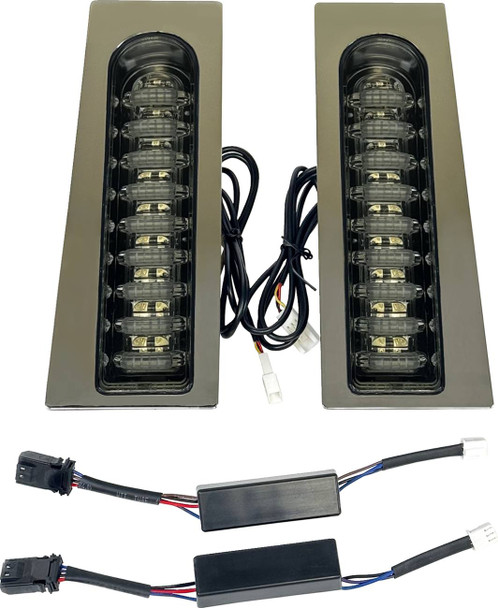 Custom Dynamics - PB-FILL-23-SC - ProBEAM® Auxiliary Fillerz® - Run/Brake/Turn - Smoke Lens - Chrome
