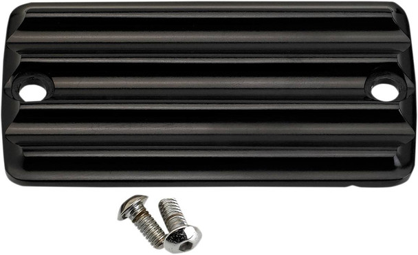 Joker Machine - 921115-1 - Front Brake Master Cylinder Cover - Finned - Black