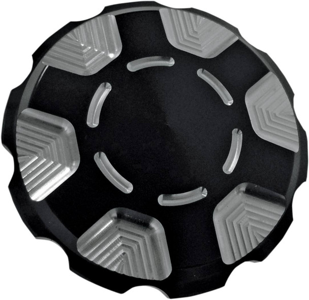 Joker Machine - 10-443B - Gas Cap - Techno - Black - Harley-Davidson