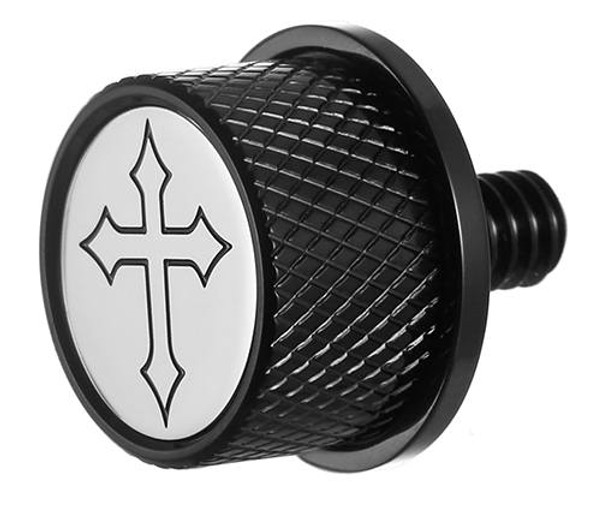Figurati Designs - FD41-SEAT KN-BK - Seat Mounting Knob - Black - Cross
