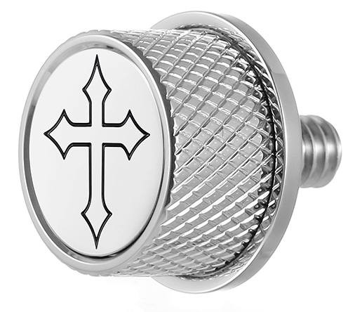 Figurati Designs - FD41-SEAT KN-SS - Seat Mounting Knob - Stainless Steel - Cross