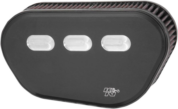 K & N - RK-3948B - Street Metal Air Intake Kit - Big 8 - Black - M8