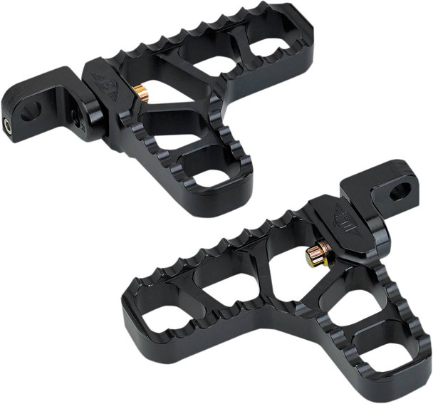 Joker Machine - 08-62-3B - Adjustable Serrated Footpegs - Black - XL