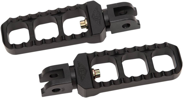 Joker Machine - 08-61-6B - Serrated Footpegs - Black - Narrow