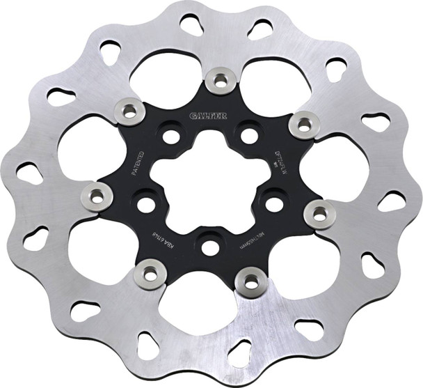 Galfer - DF724FLW - Wave® Brake Rotor - Rear - Black Carrier