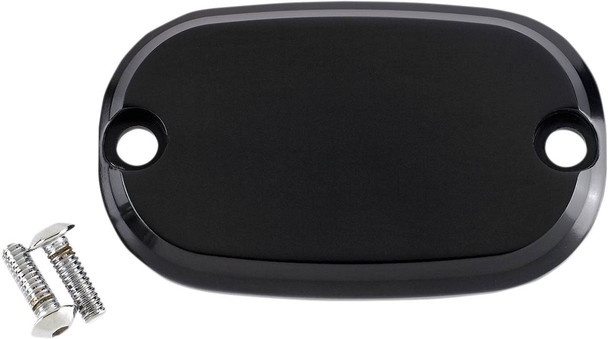 Joker Machine - 08-01SB - Master Cylinder Cover - Smooth - Black - 99-17