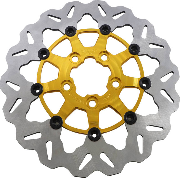 Gbrakes - DF681CW-G - Rear Wave® Floating Rotor - Gold