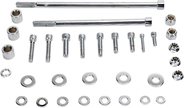 Gardner-Westcott - P-96-19 - Bolt Kit - Motor Mount - Top/Front/Rear - Socket-Head - Chrome