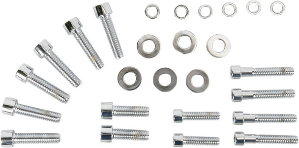 Gardner-Westcott - P-10-14-07 - Bolt Kit - Transmission Side Cover - Socket-Head - Chrome