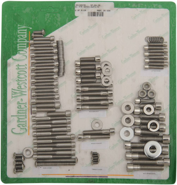 Gardner-Westcott - SP-88-79 - Bolt Kit - Motor Set - Socket-Head