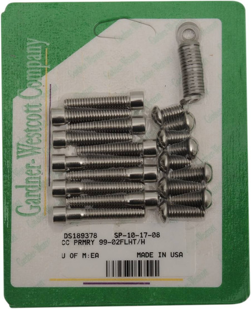 Gardner-Westcott - SP-10-17-08 - Bolt Kit - Primary Cover Only - Socket-Head