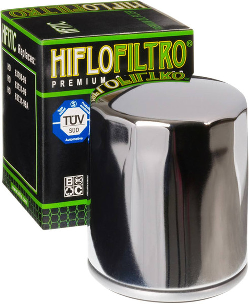 Hiflofiltro - HF171C - Oil Filter - Chrome