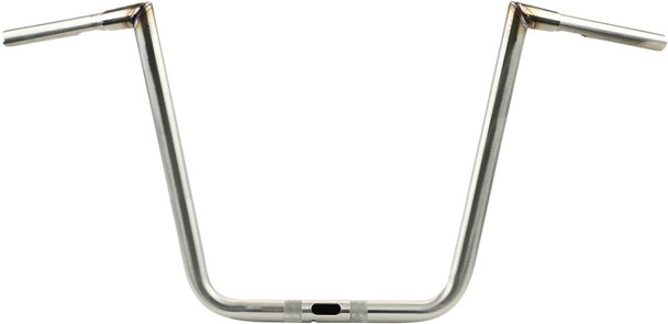 La Choppers - LA-7312-66SS - 1-1/4" Hefty Twin Peaks Handlebar - 16" - Stainless Steel