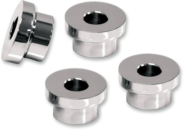 La Choppers - LA-7400-00 - Angled Handlebar Riser Bushing Kit - 5° - Chrome