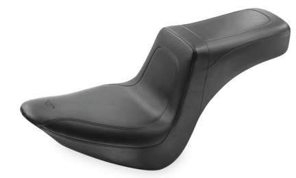 Mustang - One-Piece Squareback Seat - Fits '07-'15 FLSTF, '08-'11 FLSTSB, '06-'10 FXST