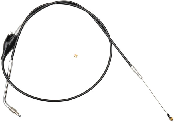La Choppers - LA-8320ID08B - Black Vinyl Braided Handlebar Idle Cable - Mini - Sportster