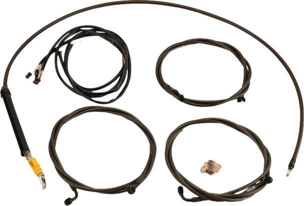La Choppers - LA-8059KT3-08M - Complete Plug-and-Play Cable Kit - Stock Handlebars - '23-'24 Touring - Midnight