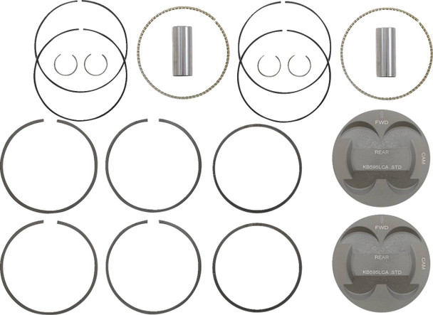 Kb Performance - KB595LCA.STD - Piston Kit - 4.250" Standard - 11.8:1 CR - 124" Big Bore - 107" M8